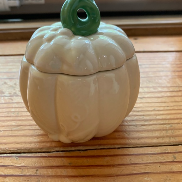 White ceramic pumpkin home decor! Like new! - Picture 2 of 10